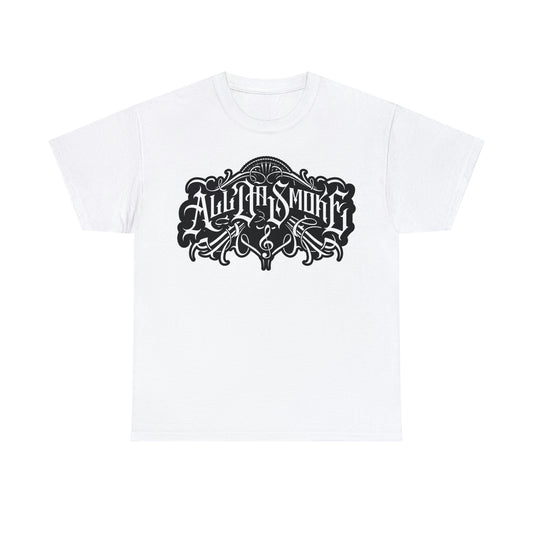 ALL DA SMOKE "Take Notes" Unisex Heavy Cotton Tee - WHITE OR BLACK
