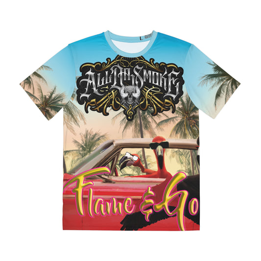 Flame & Go Allover All Da Smoke Print T-Shirt (Dye Sublimation)