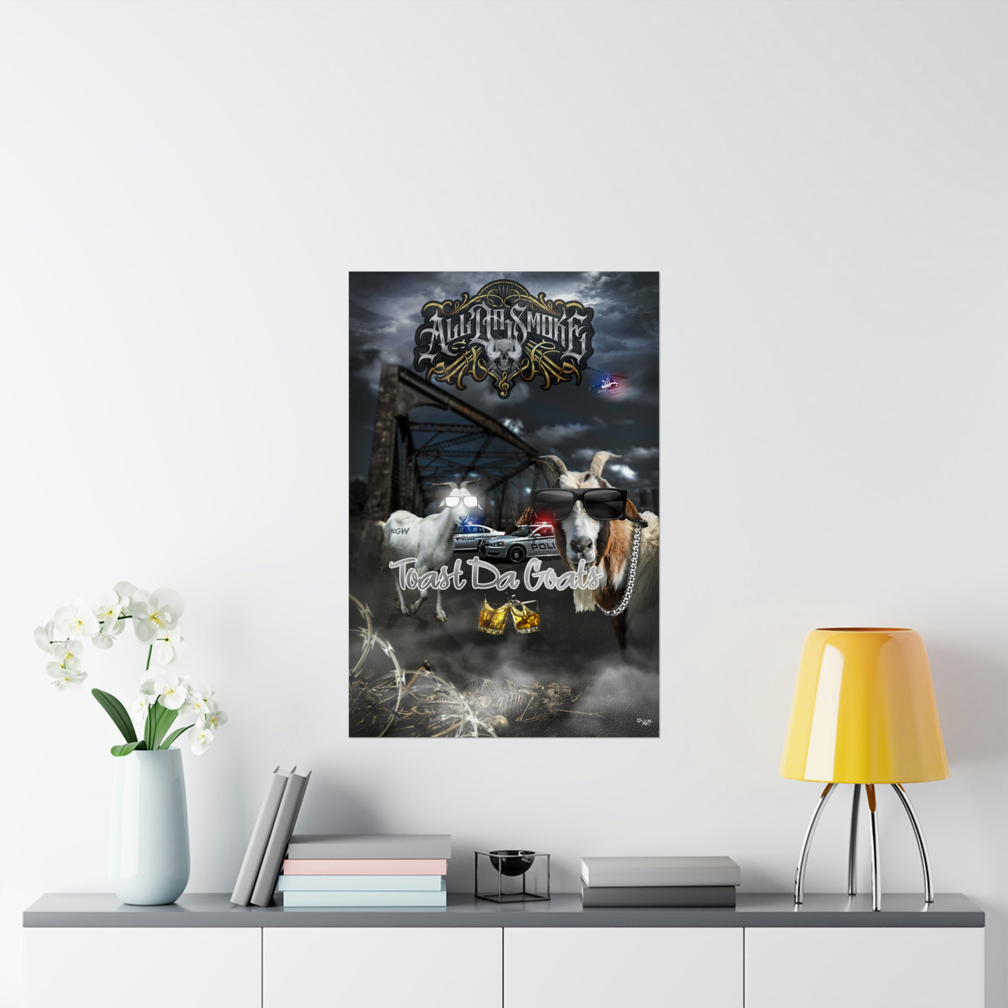 Toast Da Goats Matte Poster