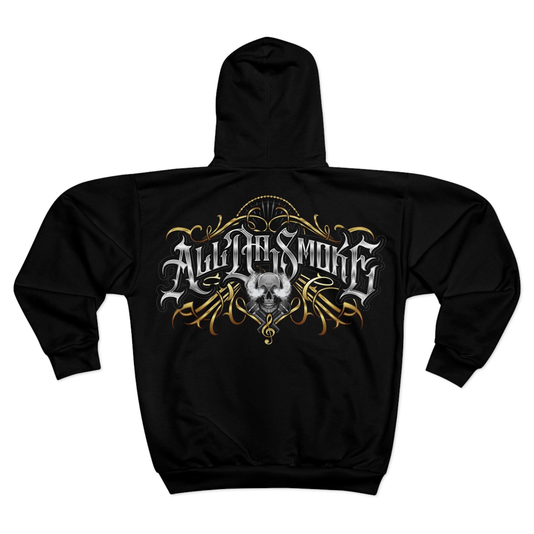 Super Sublime'd All Da Smoke Hoodie Unisex Zip Hoodie (AOP)