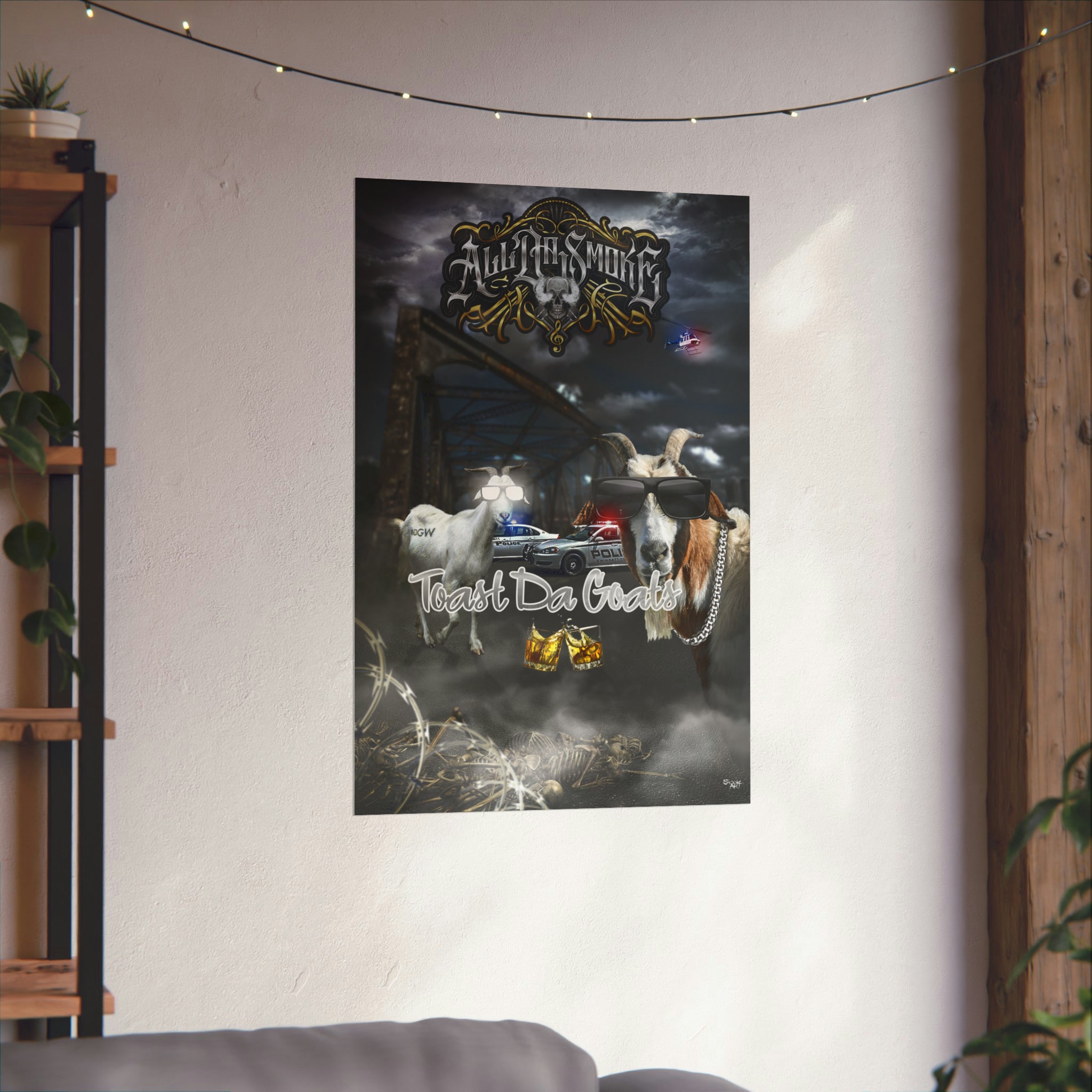 Toast Da Goats Matte Poster