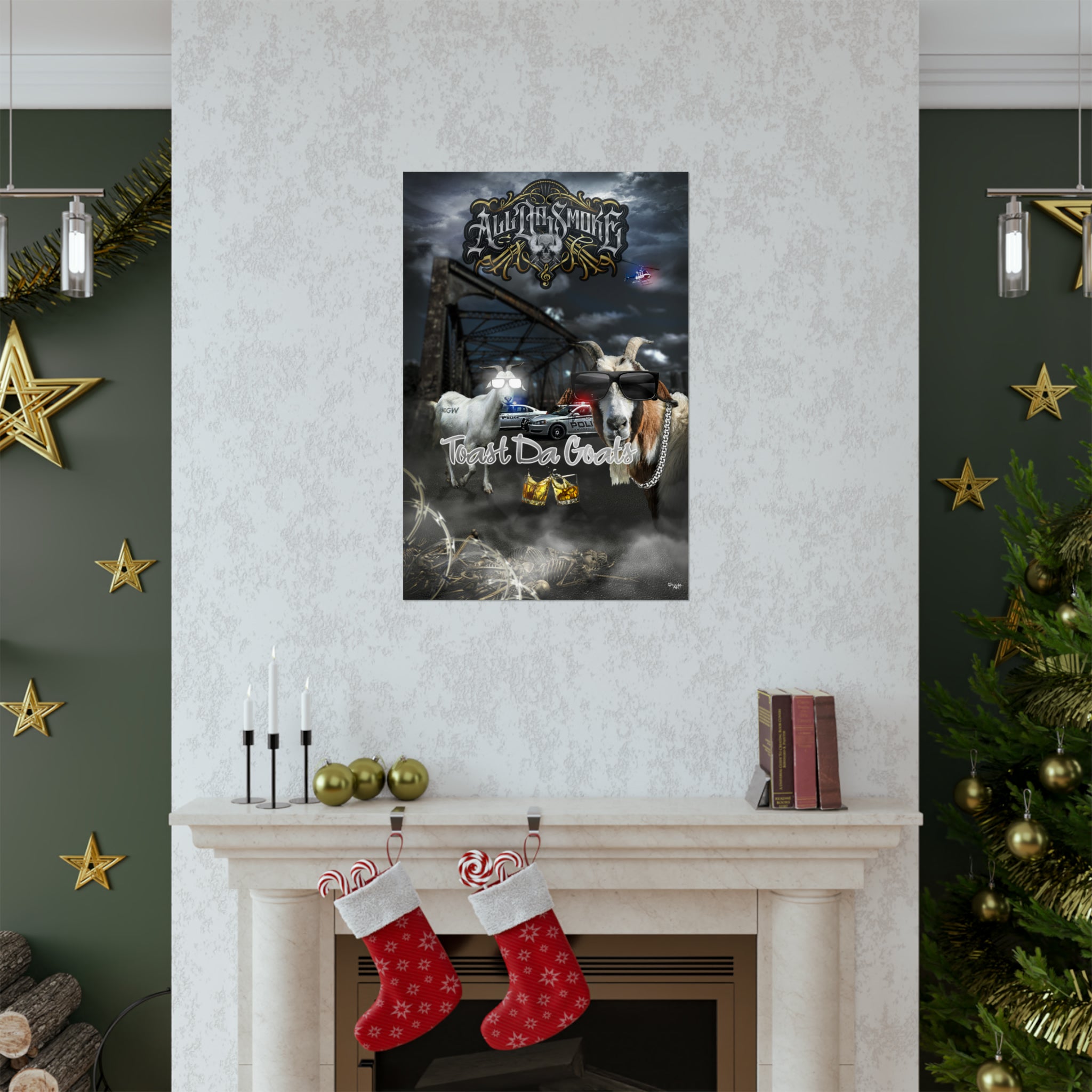 Toast Da Goats Matte Poster