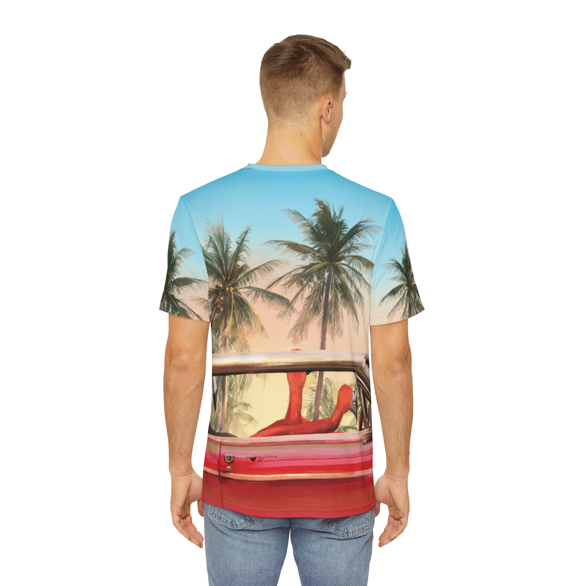 Flame & Go Allover All Da Smoke Print T-Shirt (Dye Sublimation)