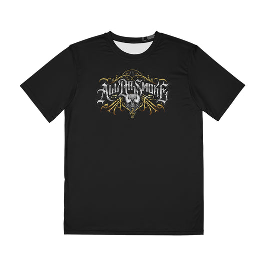 Official Official "All Da Smoke" Skull & Cross Mics Dye Sublimated Tee Shirt