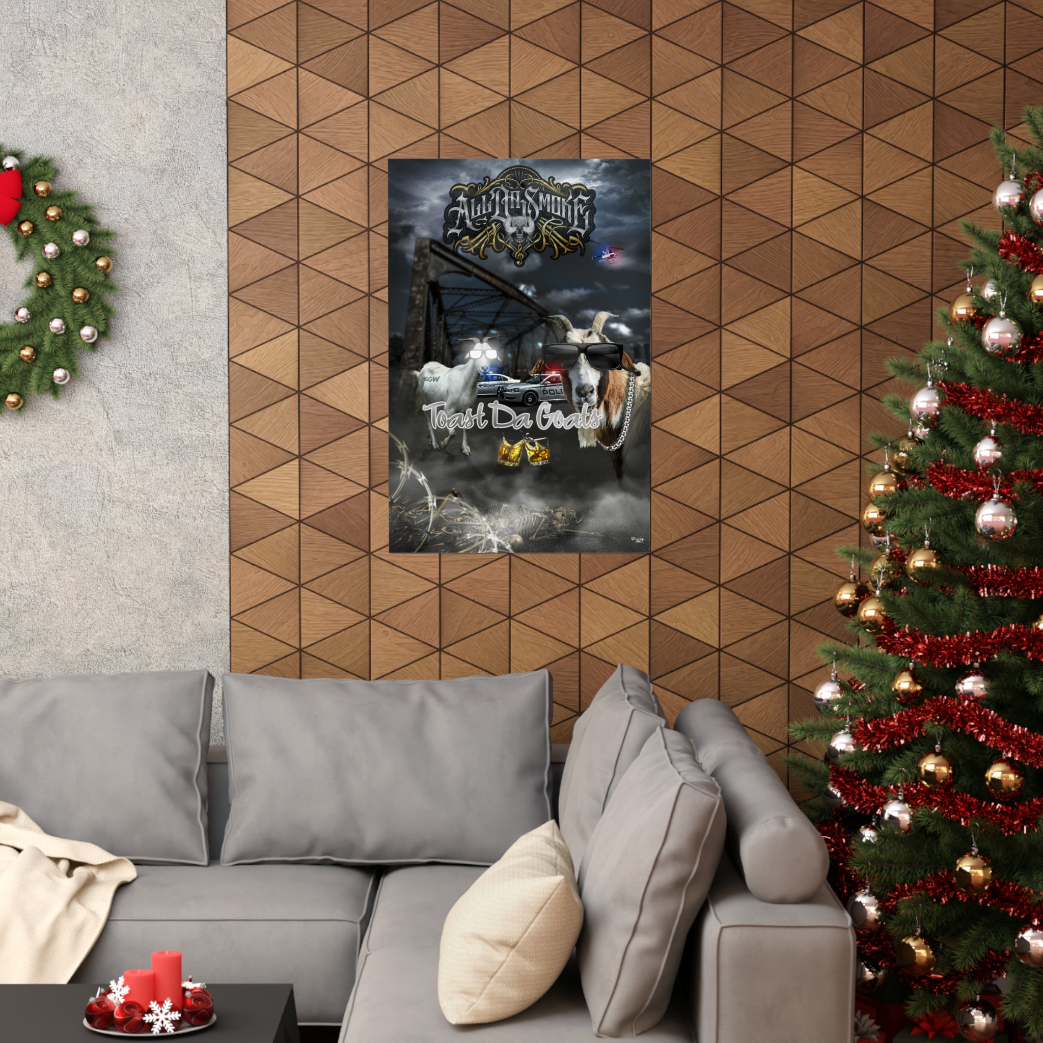 Toast Da Goats Matte Poster