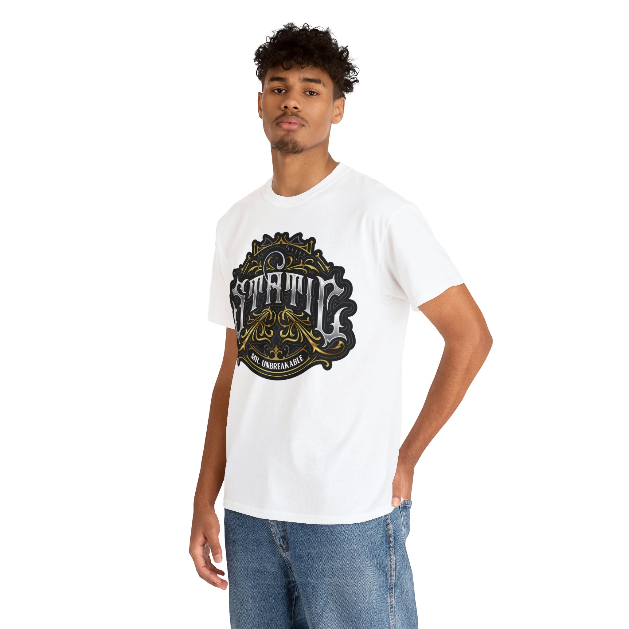 Static Mr. Unbreakable Unisex Heavy Cotton Tee