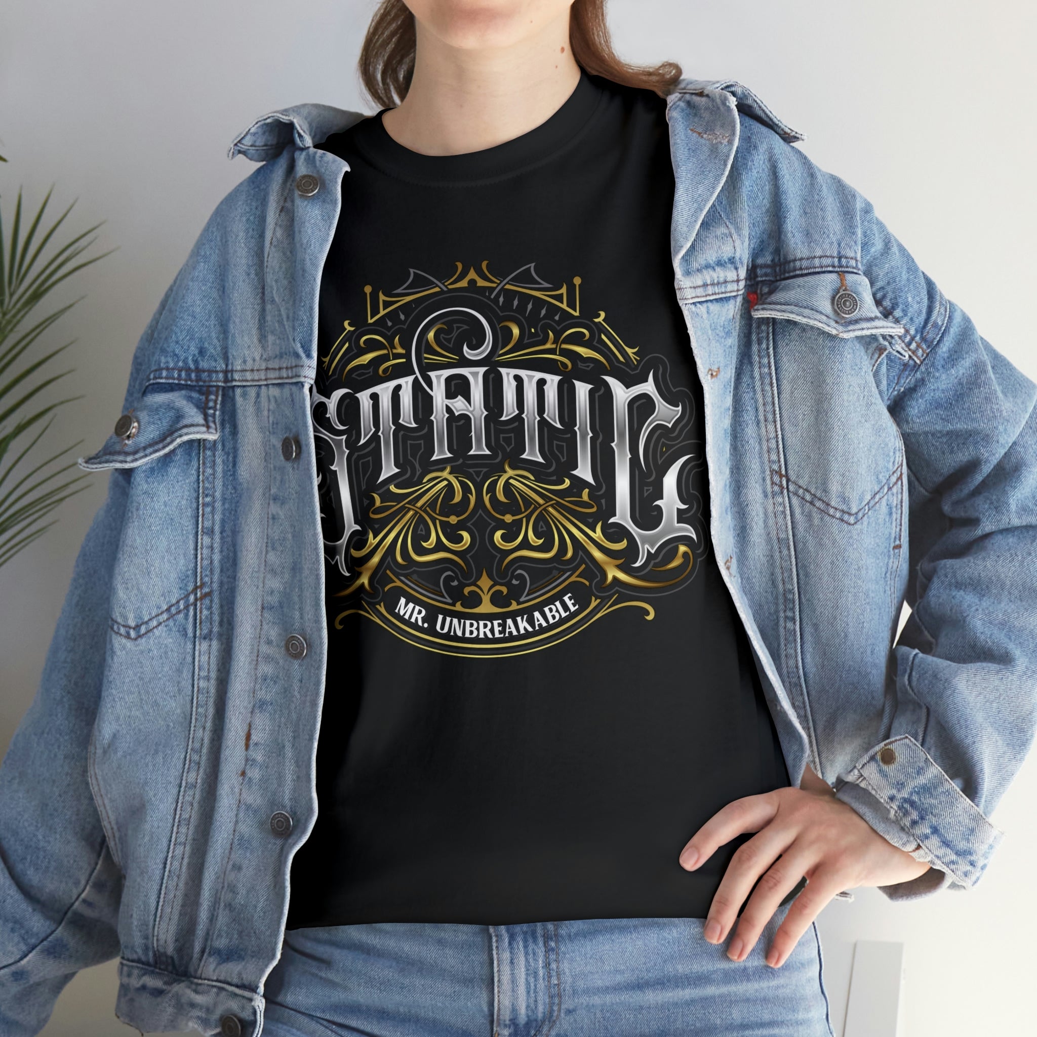 Static Mr. Unbreakable Unisex Heavy Cotton Tee
