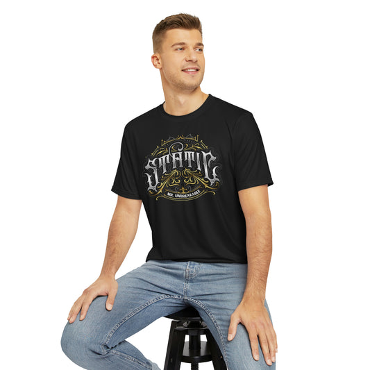 Static "Mr. Unbreakable" Dye Sublimated Men's Polyester Tee