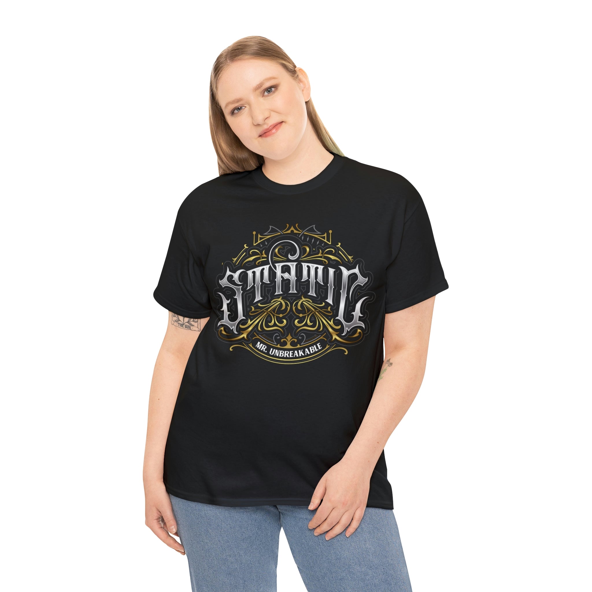 Static Mr. Unbreakable Unisex Heavy Cotton Tee