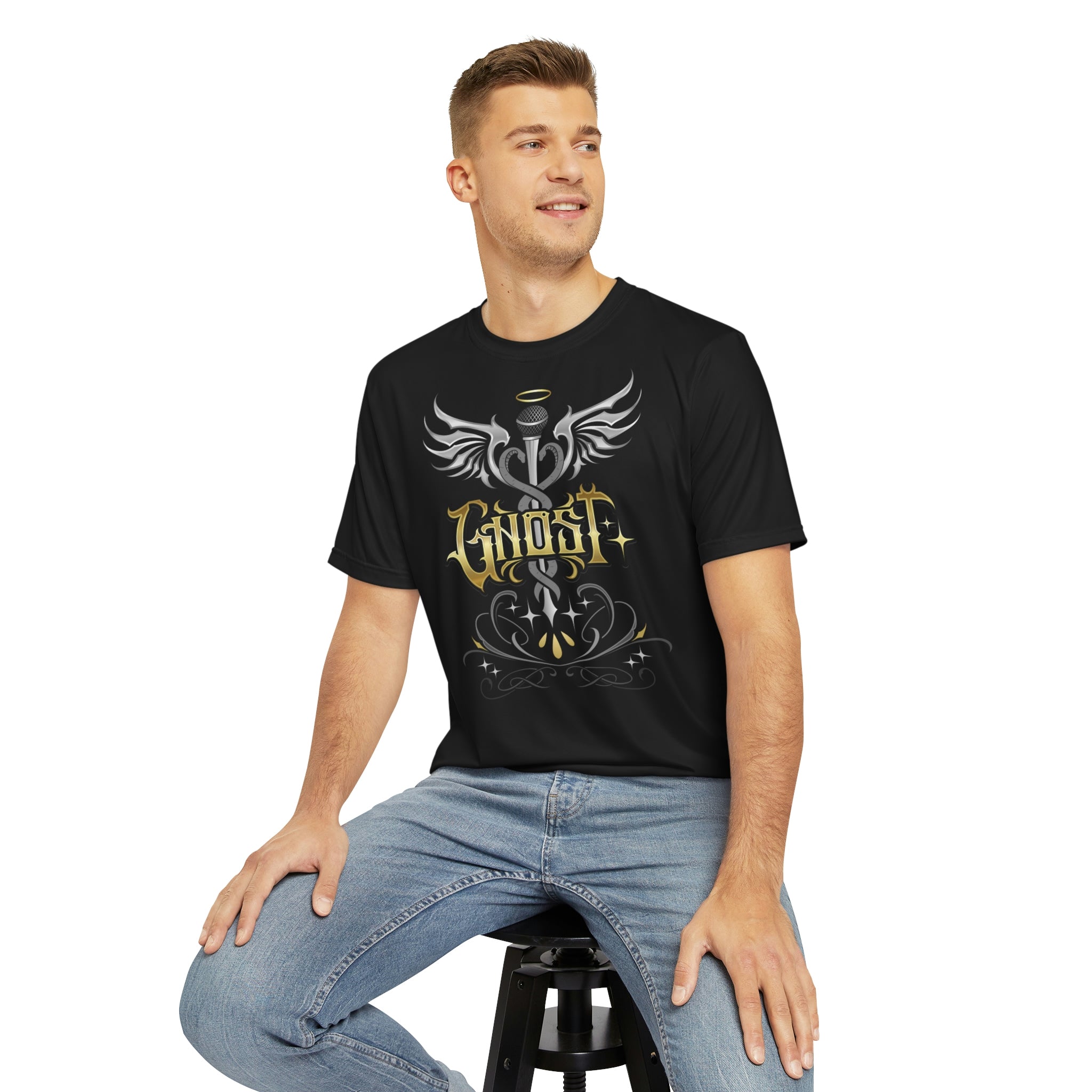 B. Da. Ghostwriter's Ride or Dye Sublime'd Tee (Dye Sublimation)